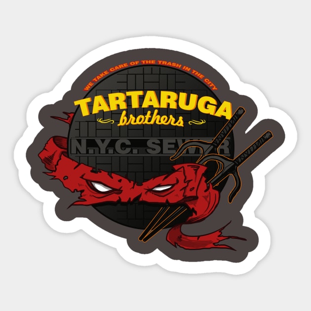 Tartaruga Bros Sticker by AndreusD